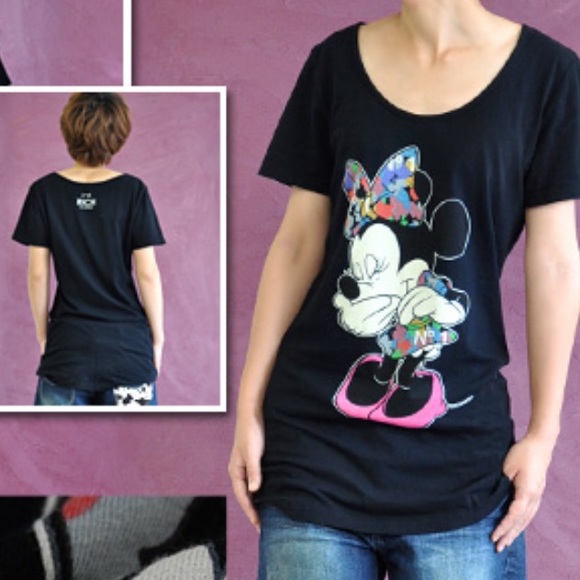 JoyRich RARE Disney Minnie Mouse No 1 Tee Medium - Picture 1 of 7
